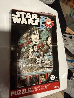 Star Wars Puzzle Box with Black, Red, Blue Accents